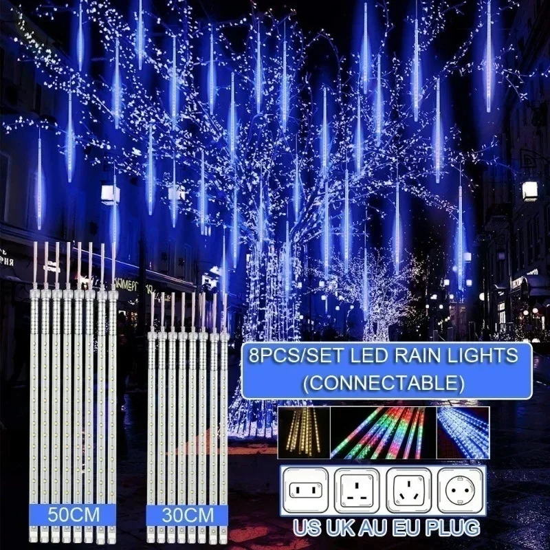 Outdoor Lighting Uk - 30 см/50 см водонепроницаемый метеоритный дождь,