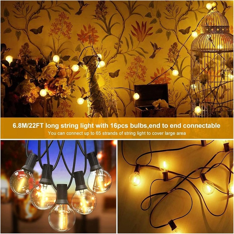 Светодиодная уличная гирлянда  – обзор и цена Outdoor Lighting Effects