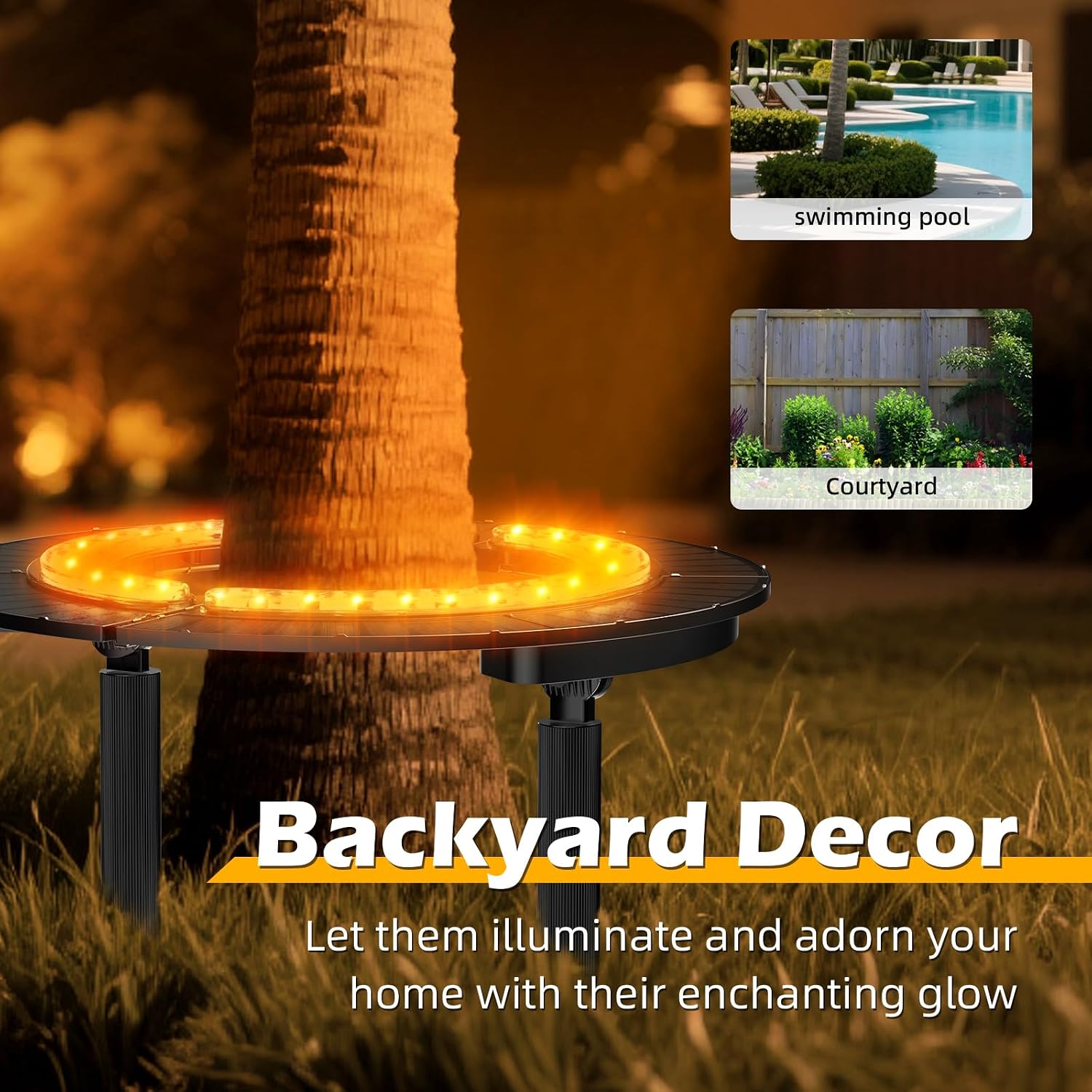 Солнечный светильник для пальм – обзор и цена Outdoor Lighting Wireless