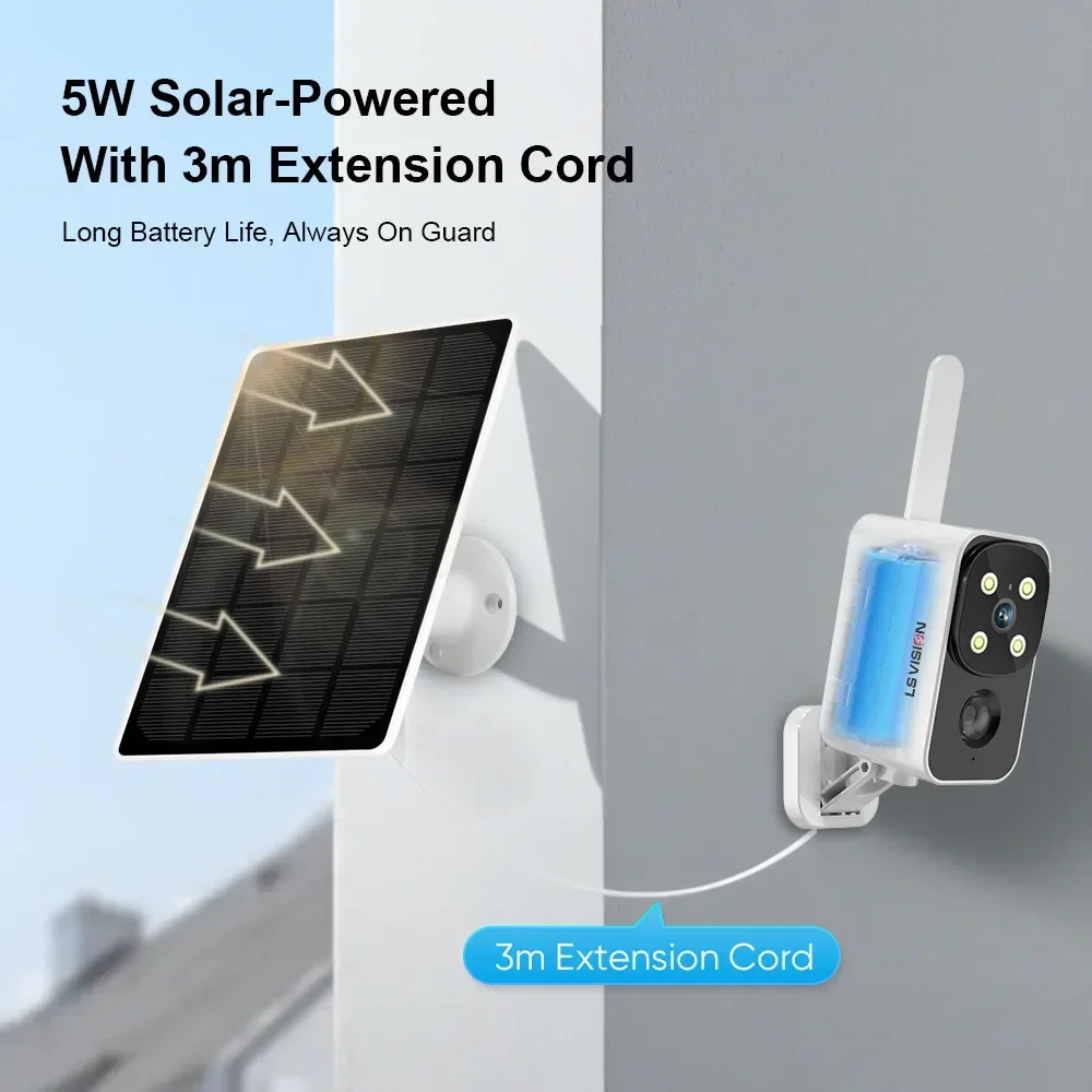 LS VISION Уличная солнечная ка – обзор и цена Outdoor Lighting Wireless